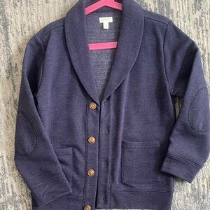 Gymboree Navy Blue Shawl Collar Cardigan